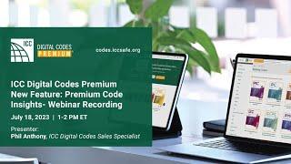 Webinar: ICC Digital Codes Premium Code Insights