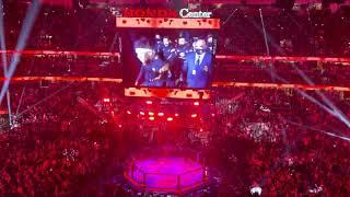 Brandon Moreno walkout at UFC 270 at the Honda Center