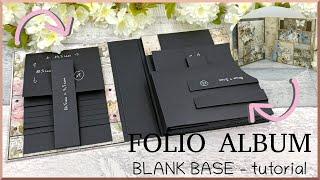 TUTORIAL - Folio Album - Blank Base - Craft O'Clock - Vintage Treasure - scrapbooking ideas, diy