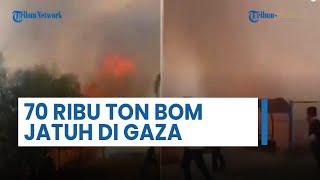 UPDATE Hari ke-243 Perang Israel-Hamas: 70 Ribu Ton Bom Jatuh di Gaza | Detik-detik Kamp Dirudal