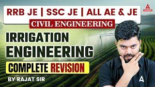 RRB JE | SSC JE | All AE & JE | Irrigation Engineering Complete Revision | Civil Engineering