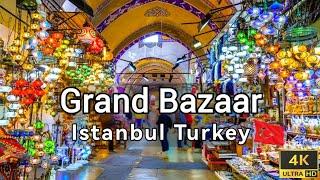 Exploring the Enchanting Grand Bazaar in Istanbul, Turkey [4K] Part-1 || Travelarc