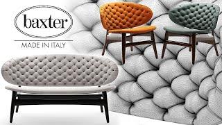 №2. 3d modeling sofa and armchair Baxter Dalma Autodesk 3ds max