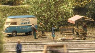 Pretty nice tramway model railway layout from Belgium made by MOBOV model railroading club