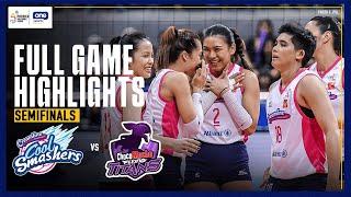 CHOCO MUCHO vs. CREAMLINE | FULL GAME HIGHLIGHTS | SEMIFINALS | PVL ALL-FILIPINO CONFERENCE