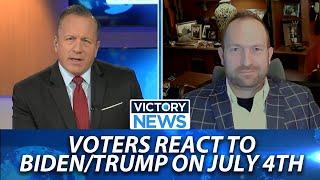 Voters React to Biden/Trump Performance | Victory News