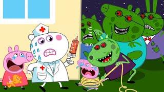 Peppa Zombie Apocalypse, Zombies Appear At The Forest‍️ | Peppa Pig Funny Animation