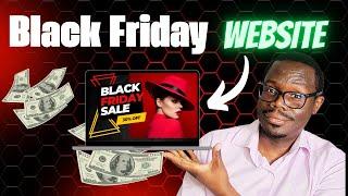 How To Create a Black Friday Multi-Product Website with AI