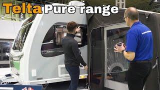 Telta Pure Range caravan awning overview