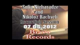 Sofia Nizharadze - "So In Love" - Recording Session with Nikoloz Rachveli