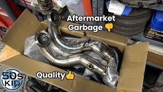 BMW E90 Aftermarket Downpipes DIY