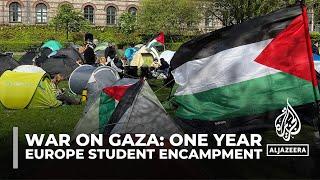 Student protests against Israel’s war on Gaza spread across Europe