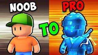 Going From NOOB to PRO In Stumble Guys