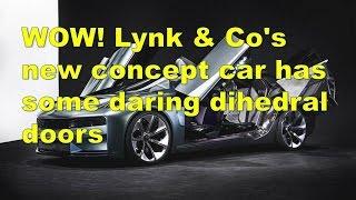 WOW! Lynk and Co's new concept car has some daring dihedral doors