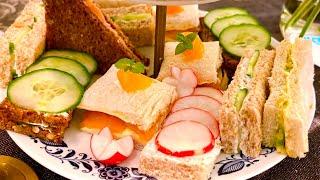 Afternoon tea sandwiches