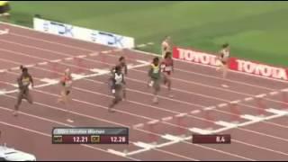 Danielle Williams won 100m hurdles final (12.57)