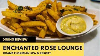 Enchanted Rose Lounge Dining Review - Grand Floridian Resort