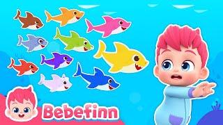  Ten Little Sharks | Bebefinn Nursery Rhymes for Kids