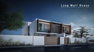 Long Wall House | Shabeeb Mohammed Architecture | Modern Villa