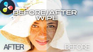 Simple Before & After Wipe In Davinci Resolve - Beginner Tutorial