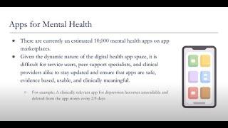 Use, Evidence, and Informed Decision Making around Smartphone Apps for College Mental Health