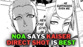 Kaiser has better direct shots than ISAGI...