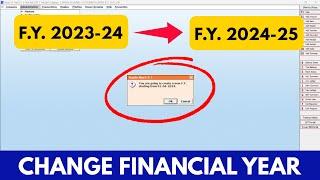 How to Change Financial Year in Busy Accounting Software