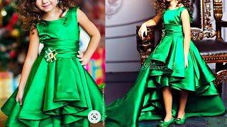 DIY Designer High low Baby Frock Cutting And Stitching Full Tutorial