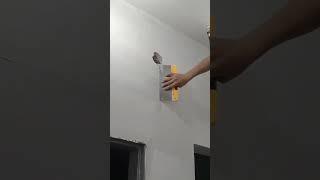 Wall putty apply.om painting works short video.