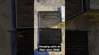 6 years old cabin air filter! VW 2008 Golf GTI mk5