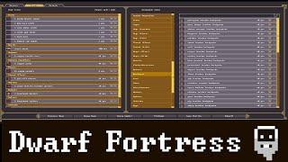 Dwarf Fortress - Steam News - Embark Screen UI (Items and Animals)