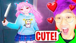 LANKYBOX'S EVIL GIRLFRIEND *TRAPPED US*!? (AI YANDERE GIRLFRIEND SIMULATOR!)