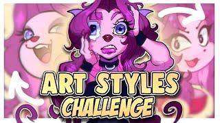 YOKO in Youtubers ART-STYLES ? |  Artstyles Challenge! 