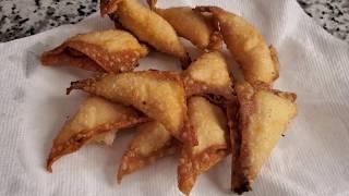 Step by Step on How to Make Crab Rangoon