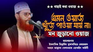 এমন ওয়াজ খুঁজে পাওয়া যায় না | Allama Dilawar Hussain Saidi | Bangla Waz mahfil