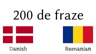 200 de fraze - Daneză - Română