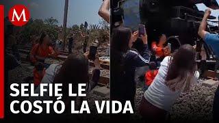 Mujer muere tras ser impactada por locomotora "La Emperatriz" en Hidalgo