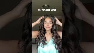 MY CURLY HAIR HACK!! Heatless curls!