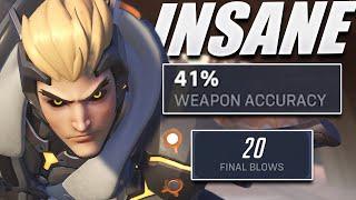 41% WEAPON ACCURACY 20 FINAL BLOWS ON GENJI! (Full gameplay)