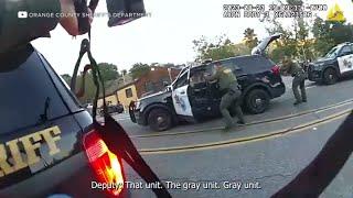 Bodycam video shows shootout between Cook's Corner mass shooter, OC deputies