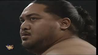 Yokozuna & The Undertaker vs Owen Hart & The British Bulldog. March 11, 1996. WWF Raw