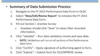 FY 2015 LIHEAP Performance Data Form Requirements – New Requirements