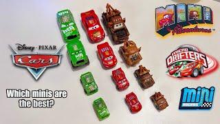 Comparing Mattel Disney Cars Minis — Which Are Best? | Mini Adventures, Micro Drifters, Mini Racers