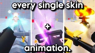 [OUTDATED] EVERY SKIN + ANIMATION In Roblox Rivals 