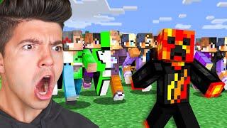 Minecraft but YouTubers Are Combined! *evil*