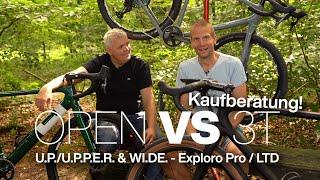 OPEN U.P. / U.P.P.E.R. oder  3T Exploro Pro / LTD? Und das OPEN WI.DE.? Die ultimative Kaufberatung