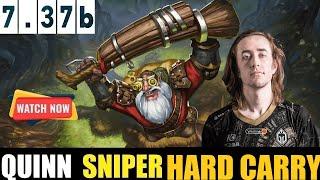 QUINN [SNIPER] CARRY 7.37B - DOTA 2 HIGHEST MMR MATCH #dota2  #dota2gameplay  #quinn