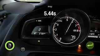 DRAGY GPS Mazda 2 1.5 Skyactiv-G 115 6 MT 0-100 km/h acceleration
