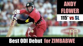 ANDY FLOWER | Best ODI Debut for ZIMBABWE | 115* vs SRI LANKA | BENSON & HEDGES WORLD CUP 1992