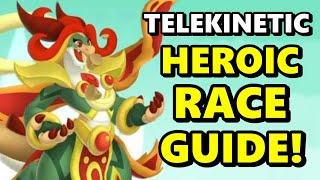 HIGH TELEKINETIC HEROIC RACE GUIDE! How to Get to Lap 18 F2P + INSANE Arena Chest! - DC #259